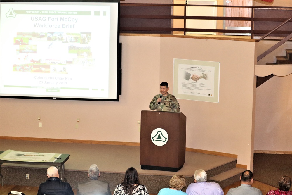 2019 Garrison Commander Workforce Briefings held at Fort McCoy