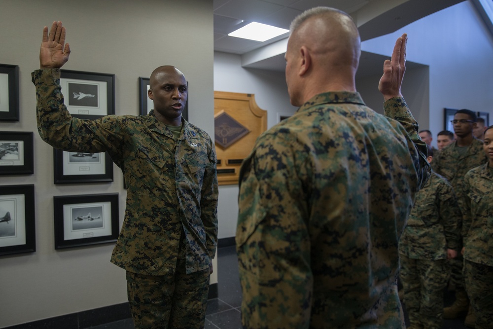 Marine Valdosta Native frocked to Master Gunnery Sergeant