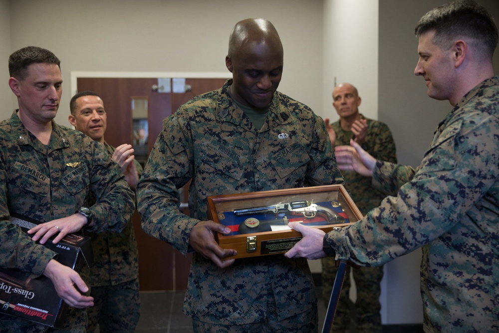 Marine Valdosta Native frocked to Master Gunnery Sergeant