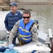 Potential record-size fish transferred as John Martin stilling basin is cleaned out for first time in 70 years