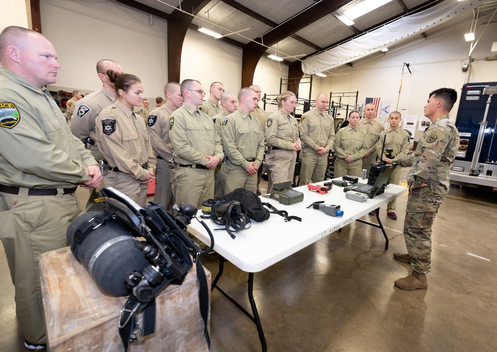 West Virginia National Guard Civil Support Team (CST) supports West Virginia State Police Academy