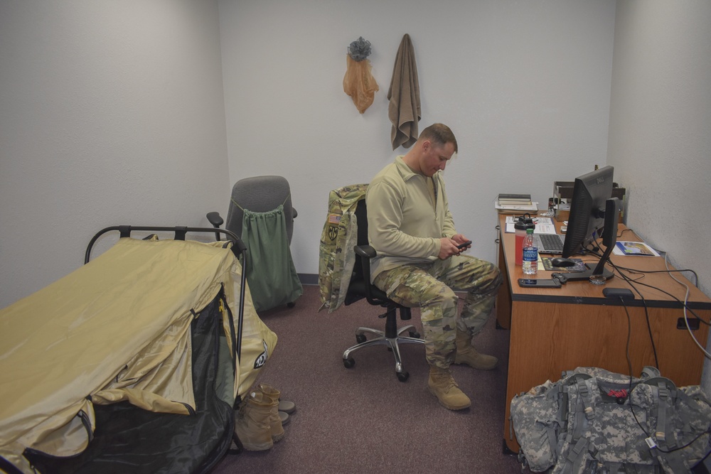 503rd MP Bn Sets Up at Davis-Monthan