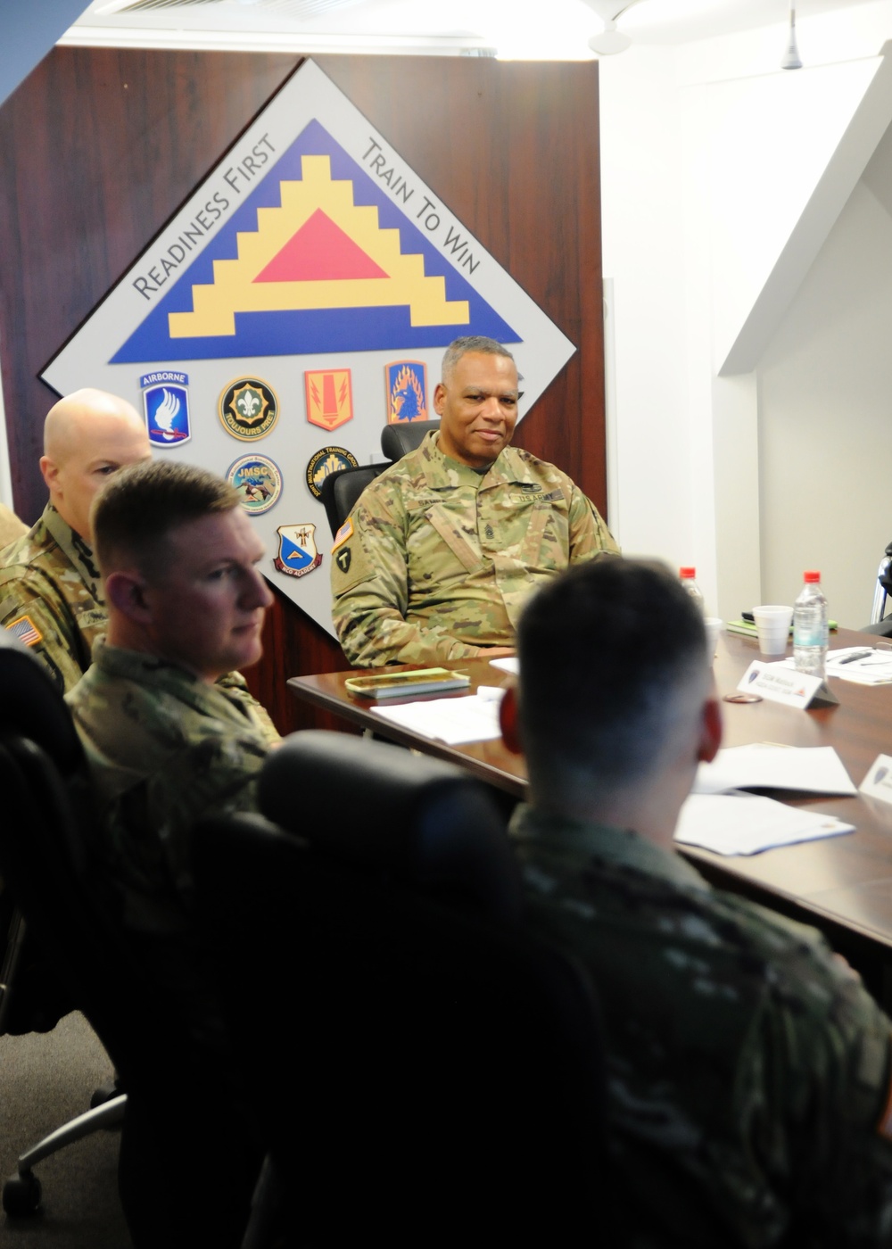 ARNG CSM Visits 7ATC