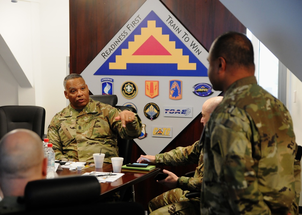 ARNG CSM Visits 7ATC