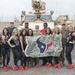 Houston Texans Cheerleaders and former NFL players visit Task Force Alamo