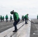 The aircraft carrier USS John C. Stennis (CVN 74) conducts flight operations