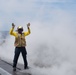 The aircraft carrier USS John C. Stennis (CVN 74) conducts flight operations