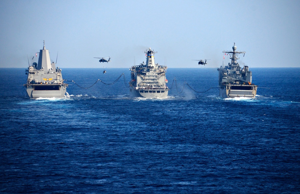 USS WASP (LHD 1) OPERATIONS AT SEA