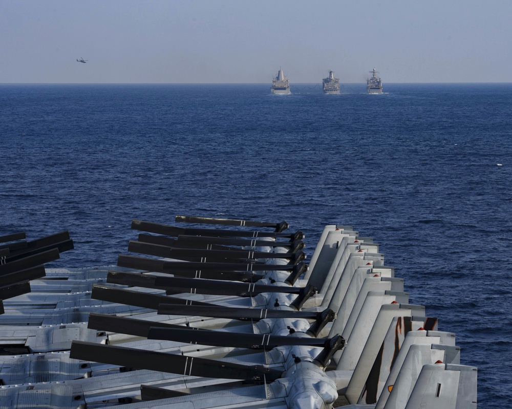 USS WASP (LHD 1) OPERATIONS AT SEA