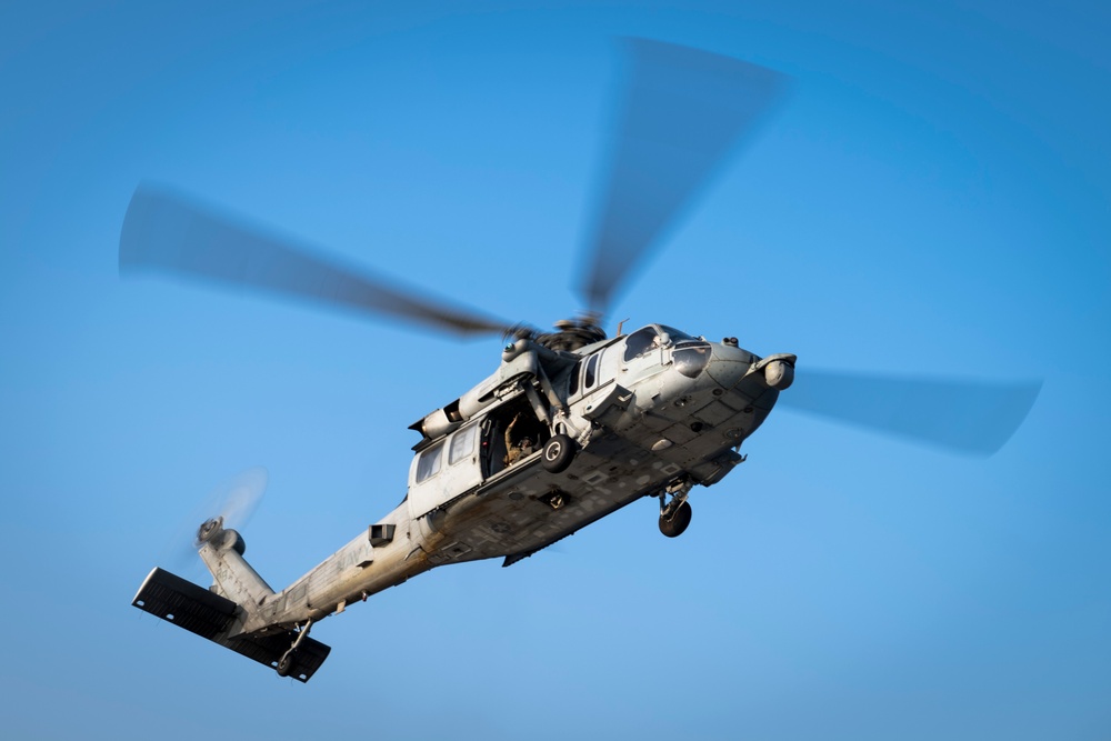 USS Wasp conducts RAS