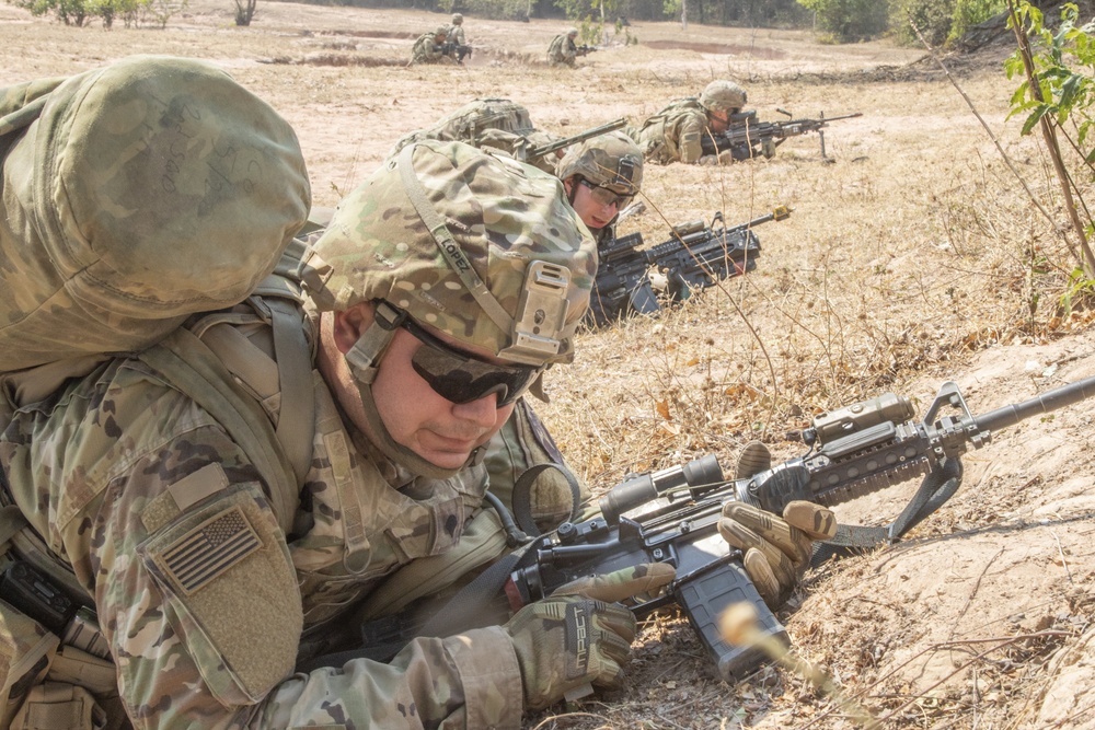 U.S, Thai soldiers hone squad-level tactics