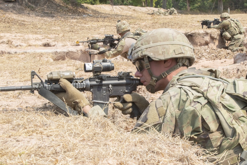 U.S, Thai soldiers hone squad-level tactics