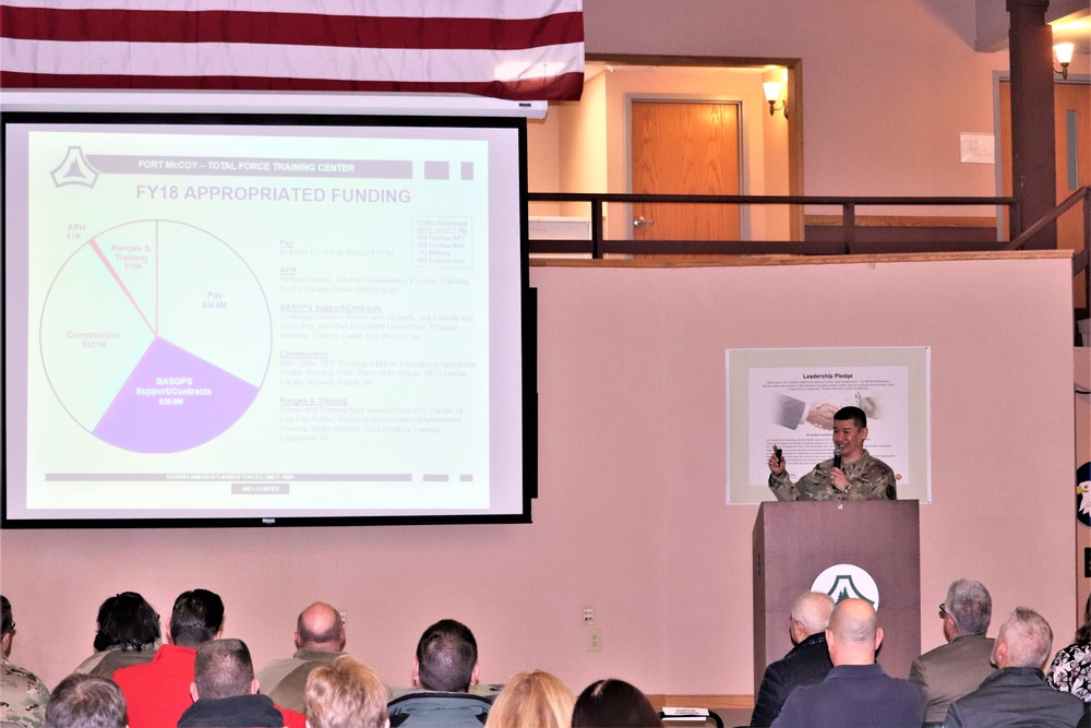 2019 Garrison Commander Workforce Briefings held at Fort McCoy