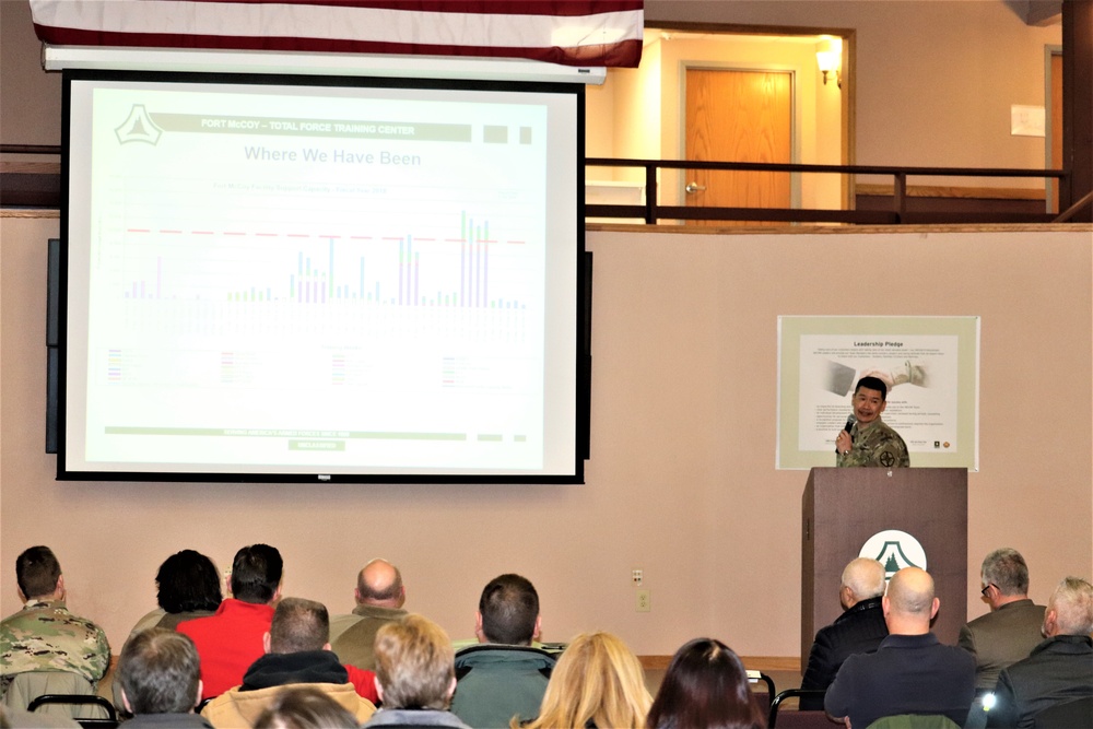 2019 Garrison Commander Workforce Briefings held at Fort McCoy