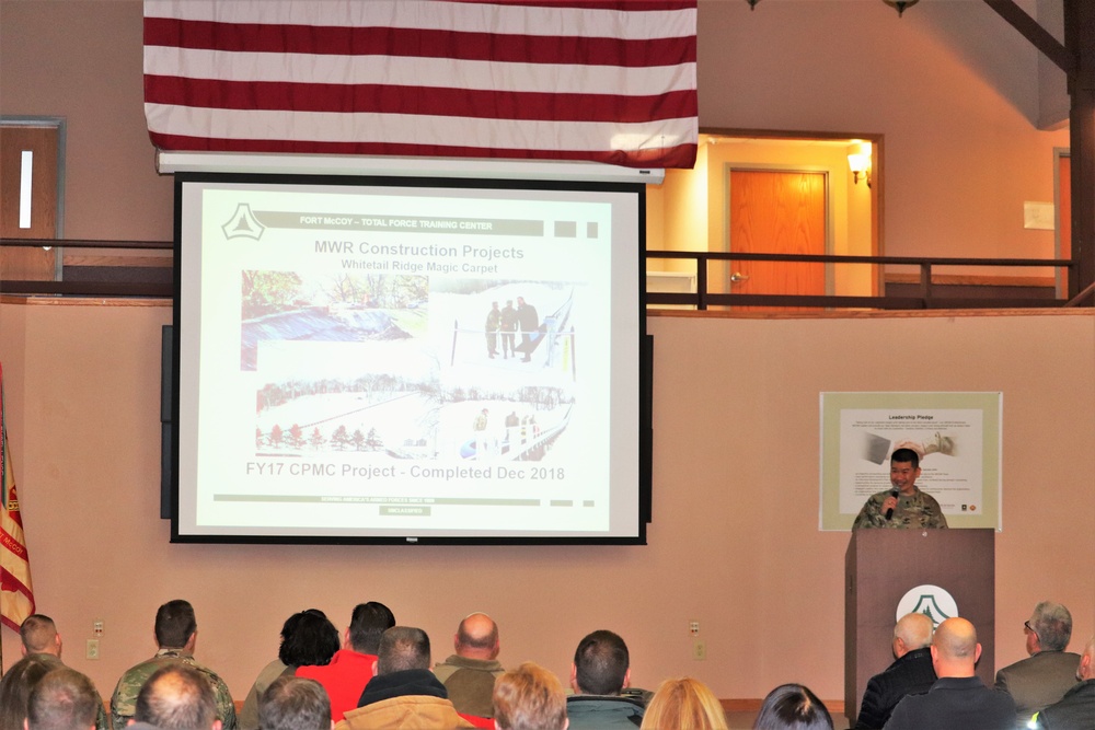 2019 Garrison Commander Workforce Briefings held at Fort McCoy