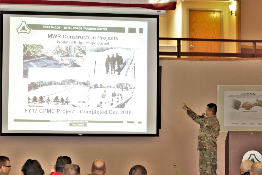2019 Garrison Commander Workforce Briefings held at Fort McCoy