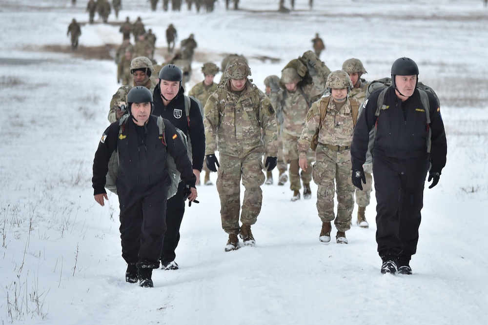 4-319th AFAR multinational airborne jump