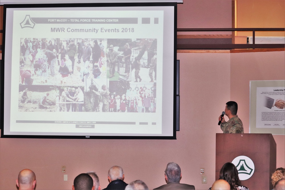 2019 Garrison Commander Workforce Briefings held at Fort McCoy