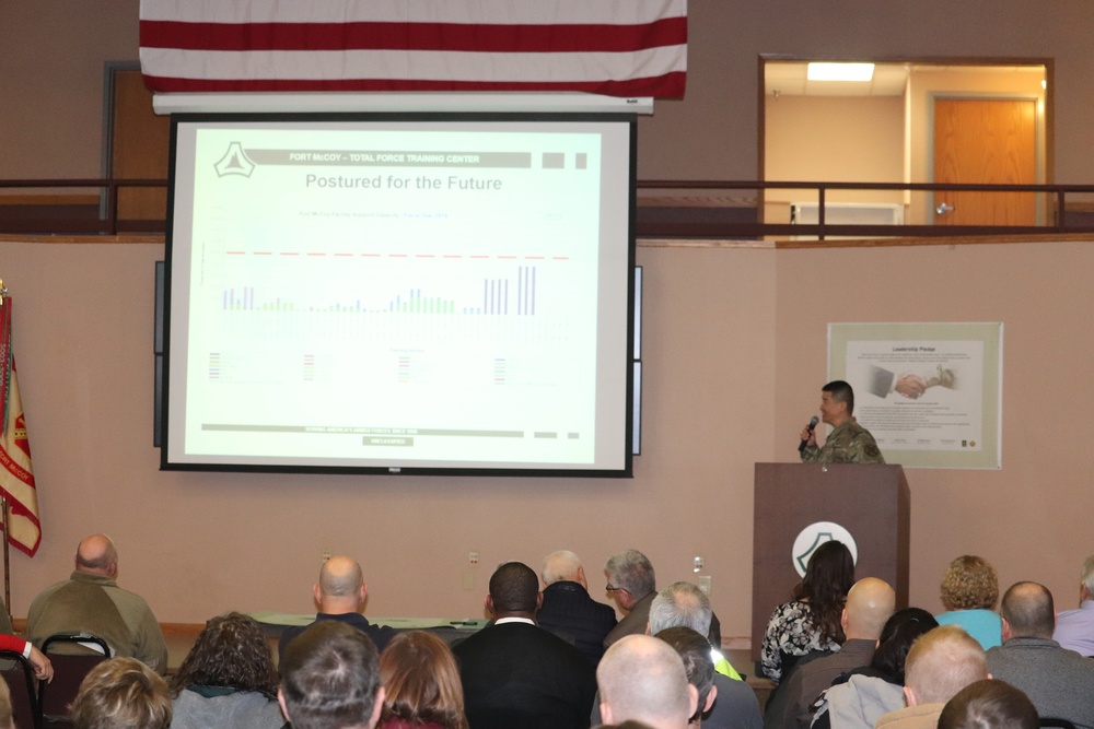 2019 Garrison Commander Workforce Briefings held at Fort McCoy