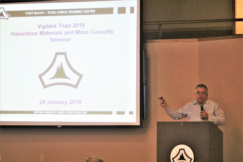 Fort McCoy holds first Vigilant Triad hazardous material, mass-casualty training seminar