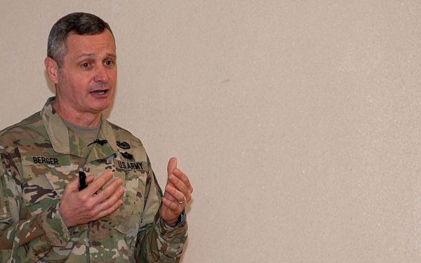 Gen. Joseph B. Berger Speaks During The U.S. Army Reserve Legal Command (USARLC) Western Region On-Site Legal Training