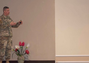 Brig. Gen. Joseph B. Berger Speaks During The U.S. Army Reserve Legal Command (USARLC) Western Region On-Site Legal Training