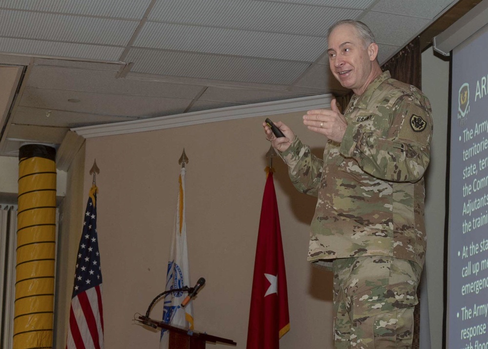 Brig. Gen. Daniel J. Hill Speaks During The U.S. Army Reserve Legal Command (USARLC) Western Region On-Site Legal Training