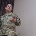 Col. Luisa Santiago Speaks During The U.S. Army Reserve Legal Command (USARLC) Western Region On-Site Legal Training