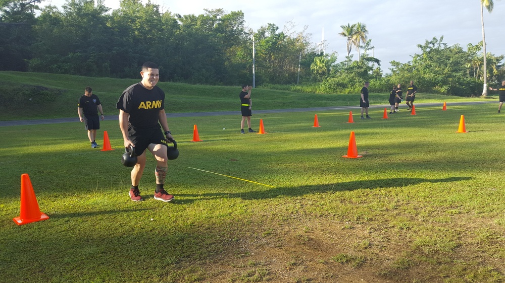 Caribbean Geographical Command troops train in the ACFT