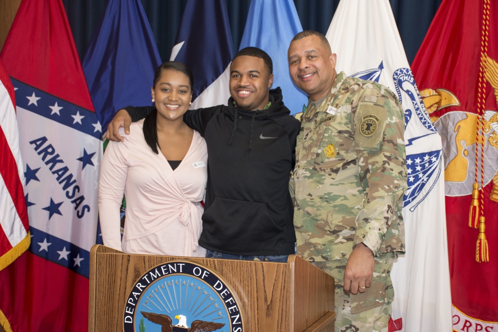 Father and Son Share in Army Traditions