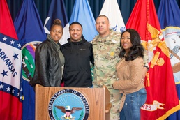 Father and Son Share in Army Traditions