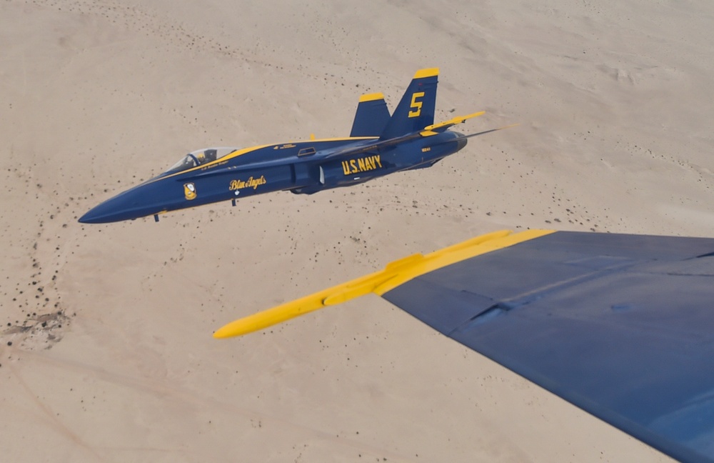 Blue Angels Practice Over El Centro