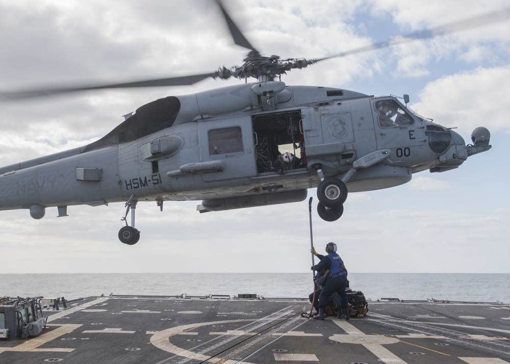 VERTREP Aboard USS McCampbell