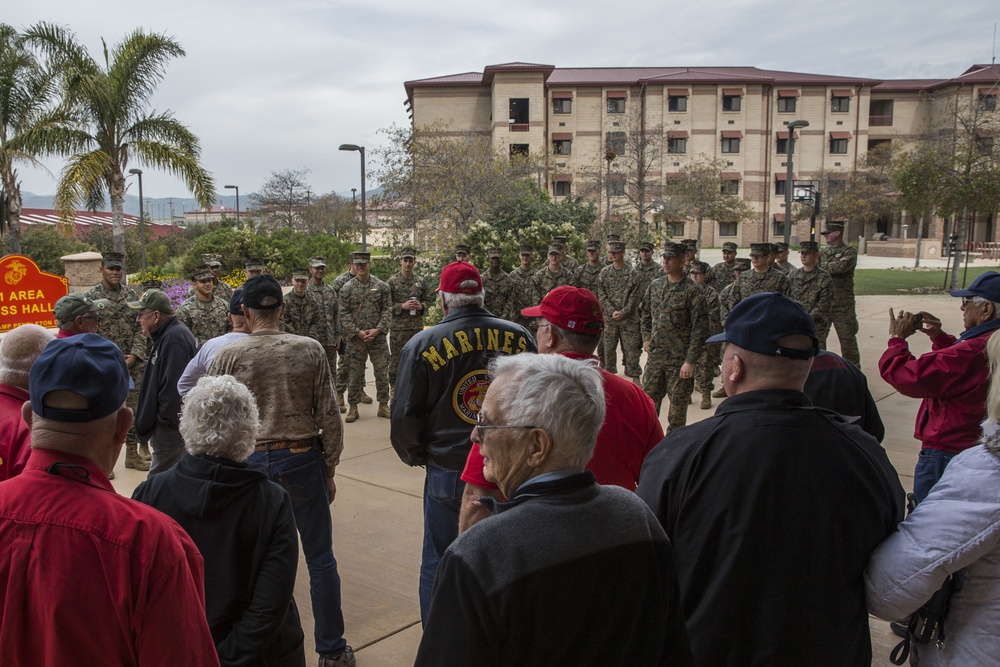 1st Marine Division veterans visit 1st Light Armored Reconnaissance Battalion