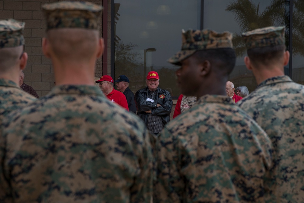 1st Marine Division veterans visit 1st Light Armored Reconnaissance Battalion