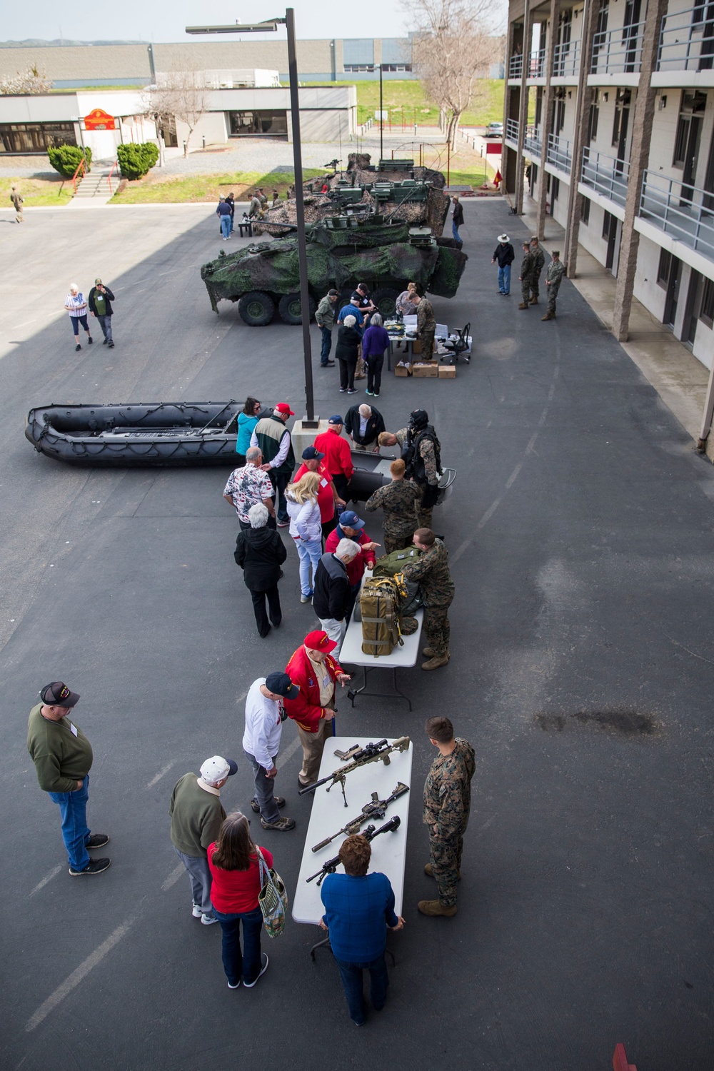 1st Marine Division veterans visit 1st Light Armored Reconnaissance Battalion