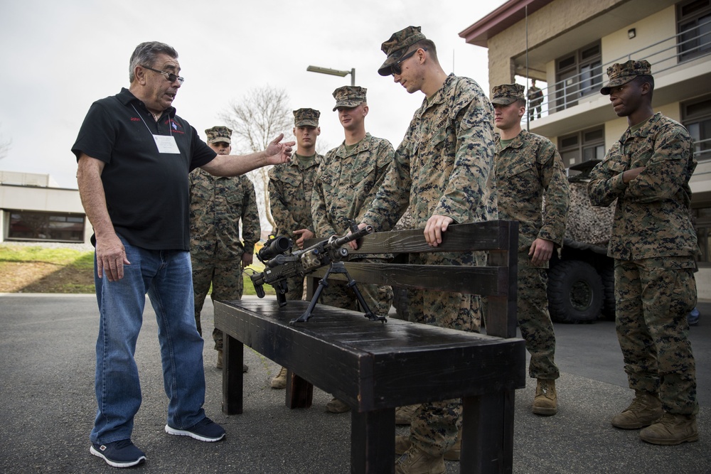 1st Marine Division veterans visit 1st Light Armored Reconnaissance Battalion