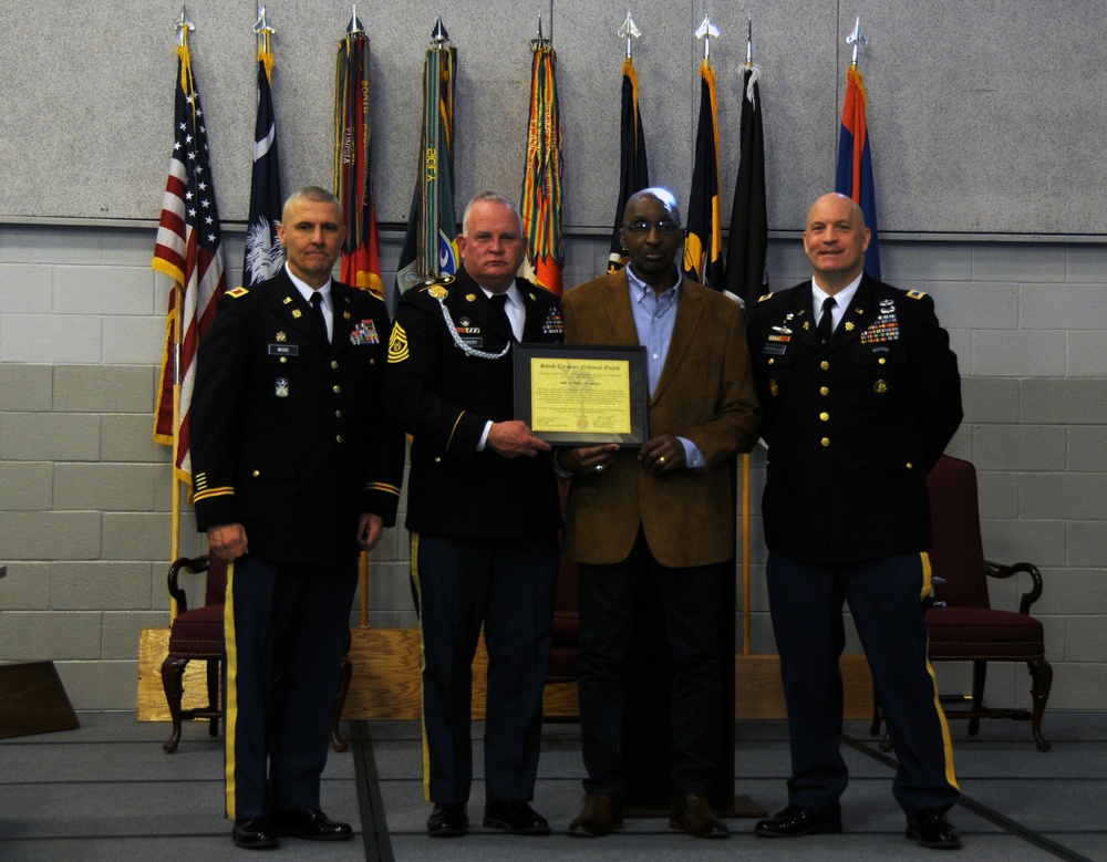 South Carolina National Guard Enlisted Hall of Fame induction ceremony