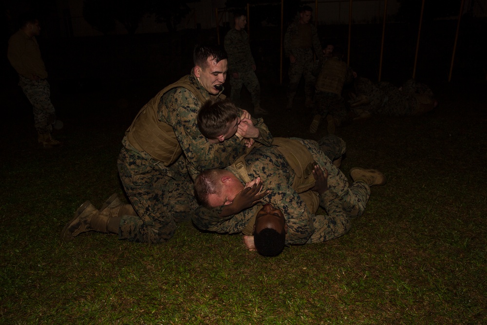 III MEF Marines grapple and ground fight