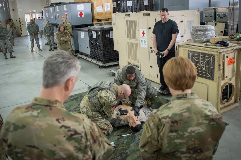 374th MDG hosts 23rd. Air Force Surgeon General