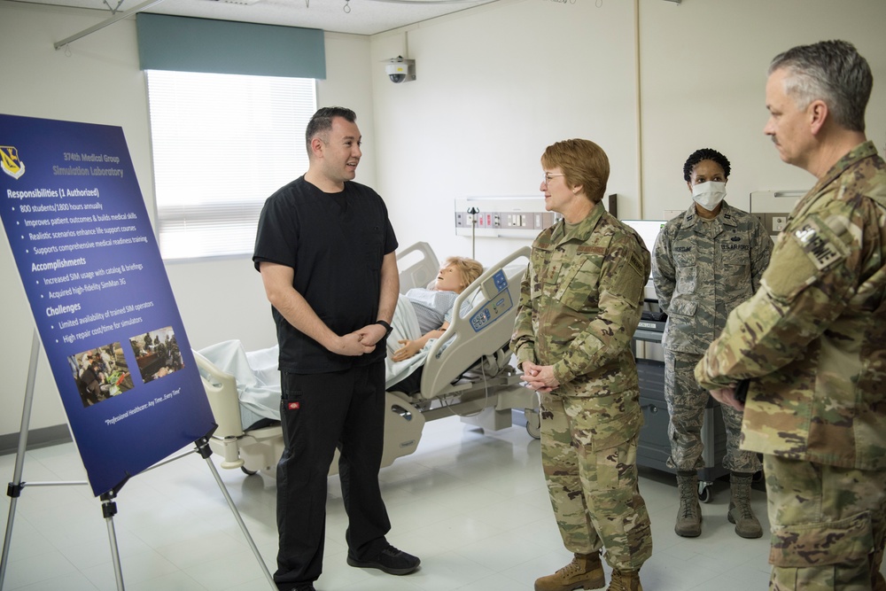 374th MDG hosts 23rd. Air Force Surgeon General