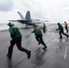 The aircraft carrier USS John C. Stennis (CVN 74) conducts flight operations