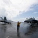 The aircraft carrier USS John C. Stennis (CVN 74) conducts flight operations