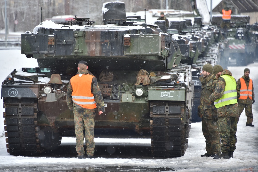 Germany supports the NATO’s eFP Battlegroup in Lithuania