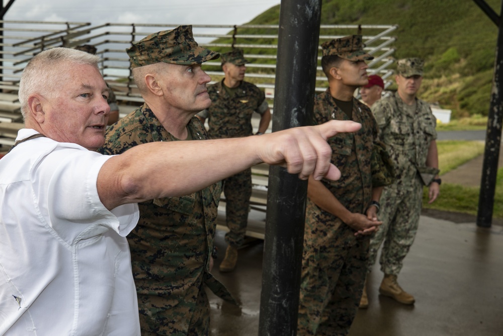 Maj. Gen. Vincent Coglianese tours Oahu training areas