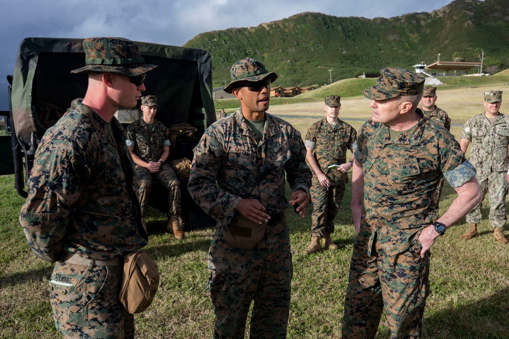 Maj. Gen. Vincent Coglianese tours Oahu training areas