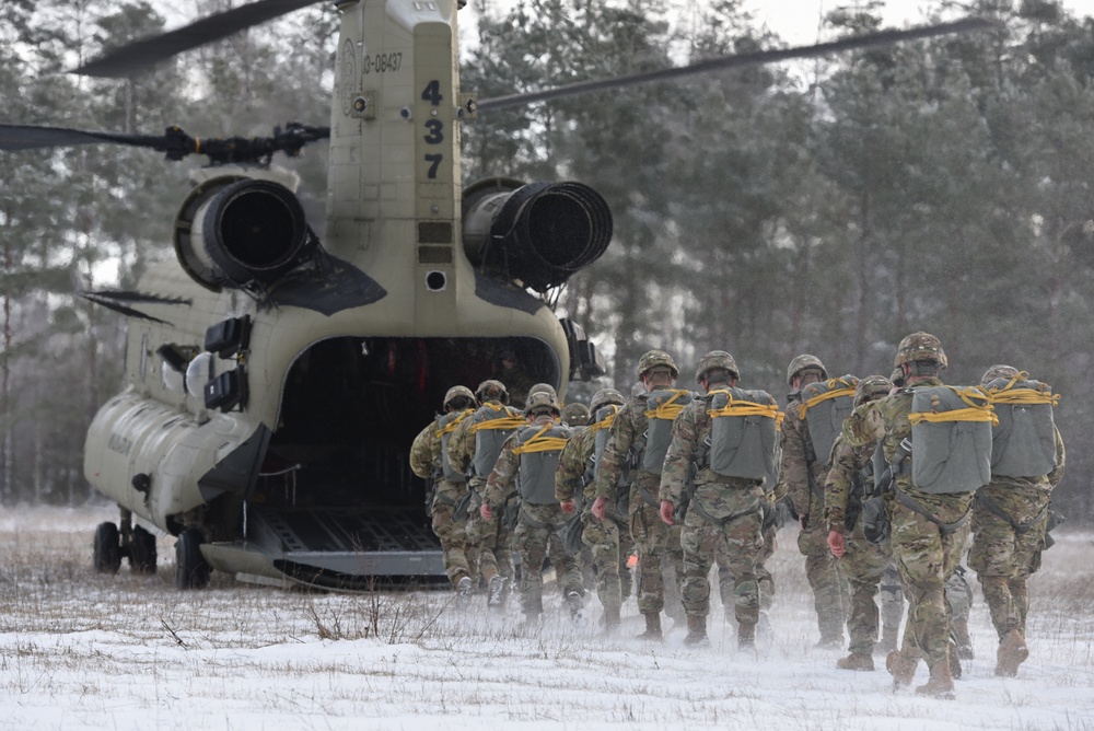 173rd Airborne Brigade and partner nations jump at Grafenwoehr