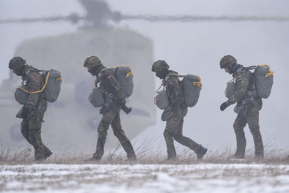 173rd Airborne Brigade and partner nations jump at Grafenwoehr