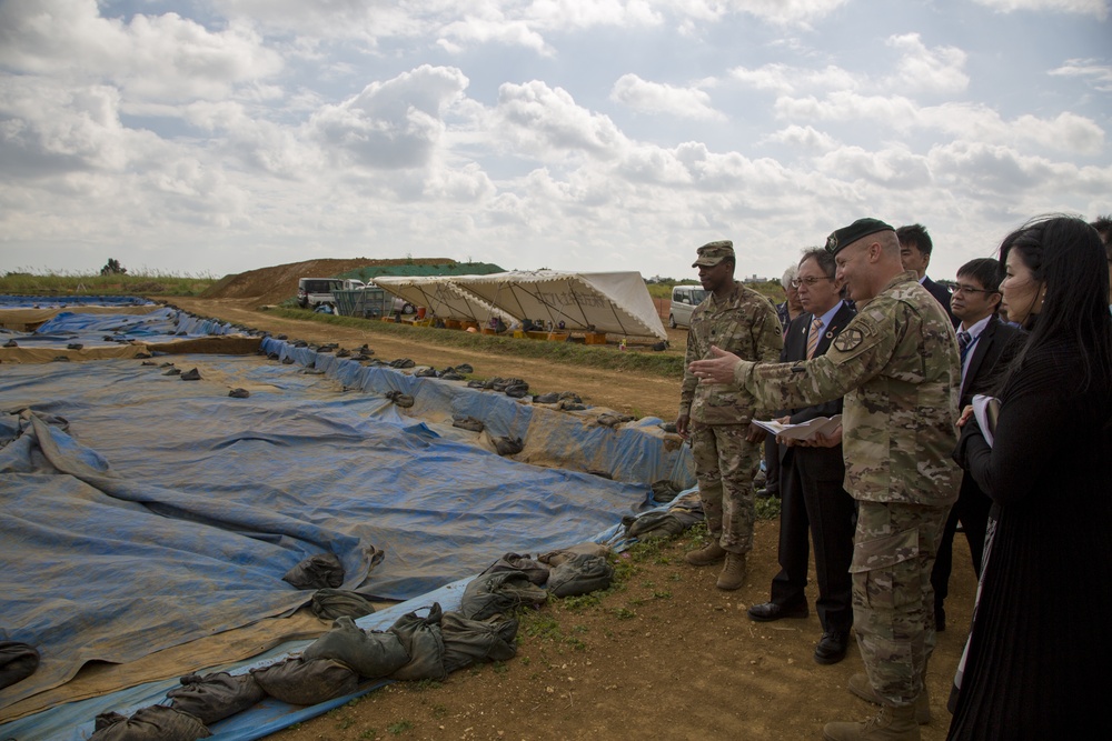 Camp Kinser and Torii Station host Okinawa Governor