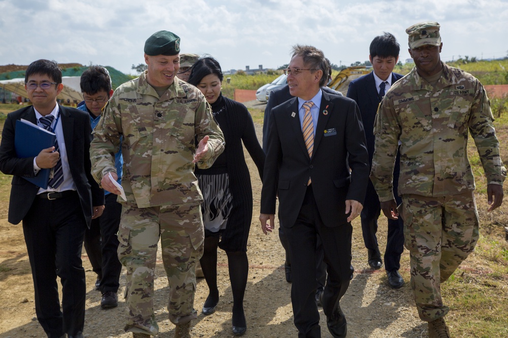 Camp Kinser and Torii Station host Okinawa Governor